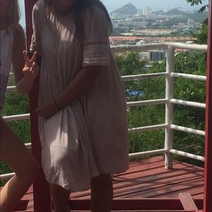 Wilfred plush pink dress